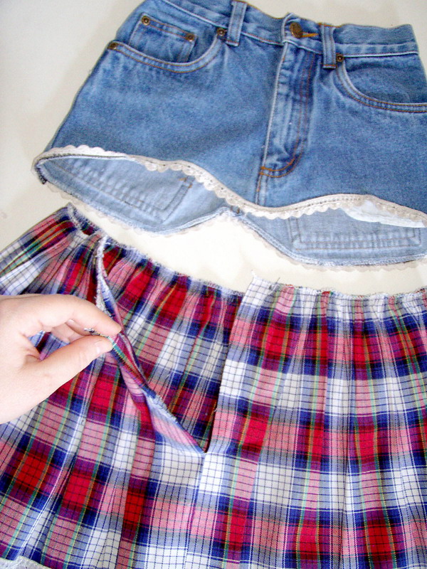 Как сшить юбку из джинсов своими руками пошагово фото для начинающих